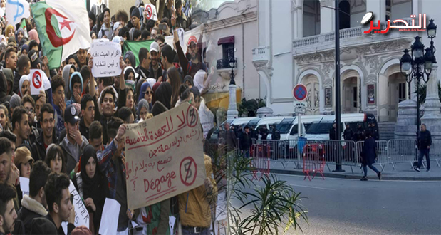بعد موجة المظاهرات التي اكتسحت شوارع الجزائر: تونس تمنع جزائريين من الاحتجاج