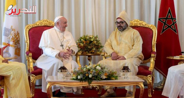 زيارة بابا الفاتيكان إلى المغرب, الأذان يفضح الأمير الخوان